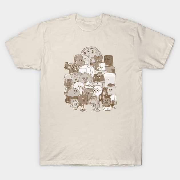 The Apple and Onion Gang T-Shirt by Owllee Designs